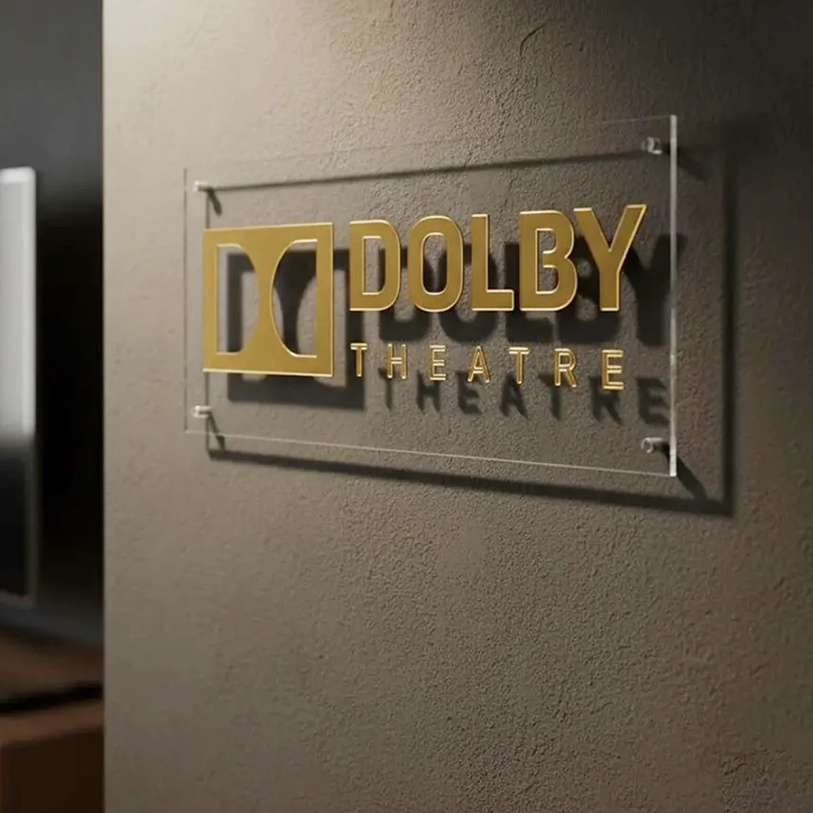 Home Cinema Dts X - ป้ายอะคริลิกใส 3D Dolby Atmos สำหรับตกแต่งโฮมเธียเตอร์ 4K