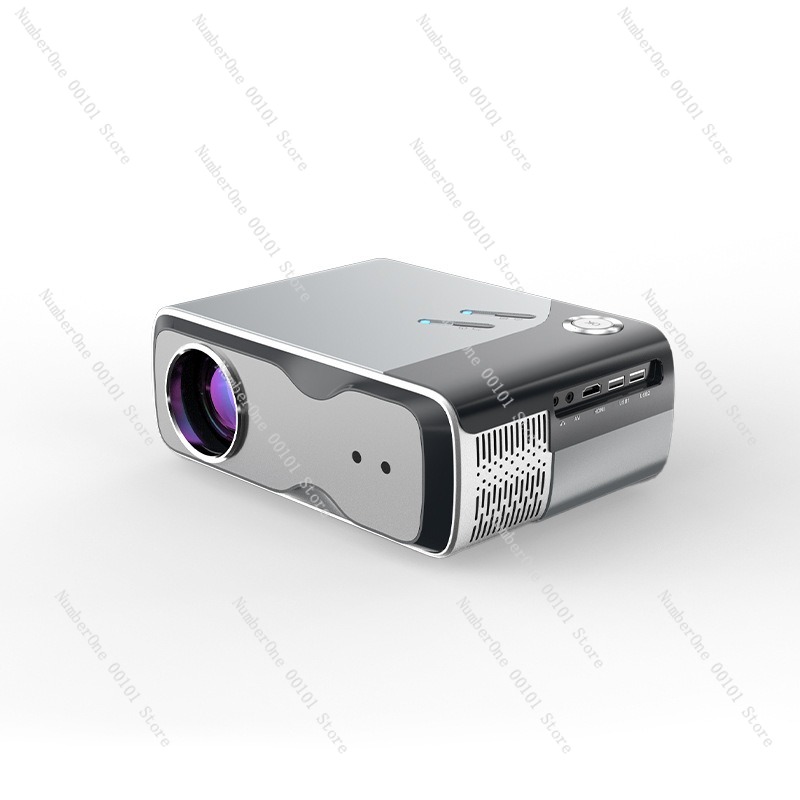Home Cinema Compact - โปรเจคเตอร์พกพาสำหรับใช้ในบ้าน, อุปกรณ์ฉายภาพยนตร์แบบโปรเจคชั่นโดยตรงในเวลากลางวันความละเอียดสูง, โปรเจคเตอร์โรงภาพยนตร์ขนาดกะทัดรัดสำหรับห้องนอน