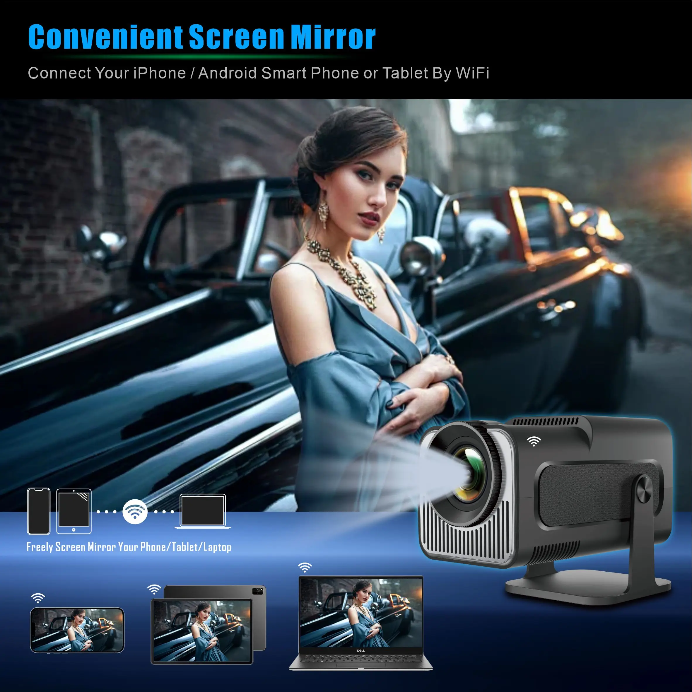 โปรเจคเตอร์ Salange HY320 MINI - Home Cinema Compact บทวิจารณ์และราคา