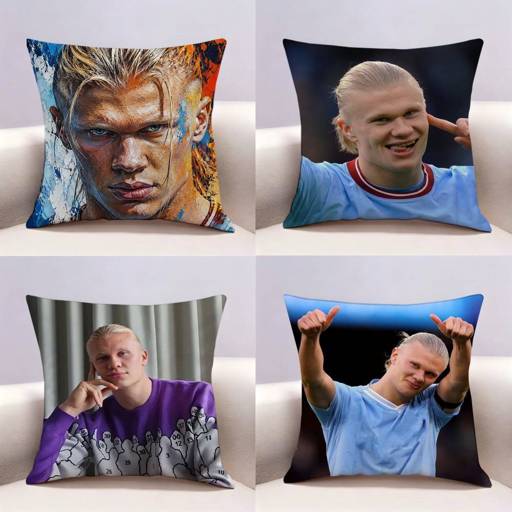 นักฟุตบอล E-Erling H-Haaland ป - Recliner Sofa Cover บทวิจารณ์และราคา