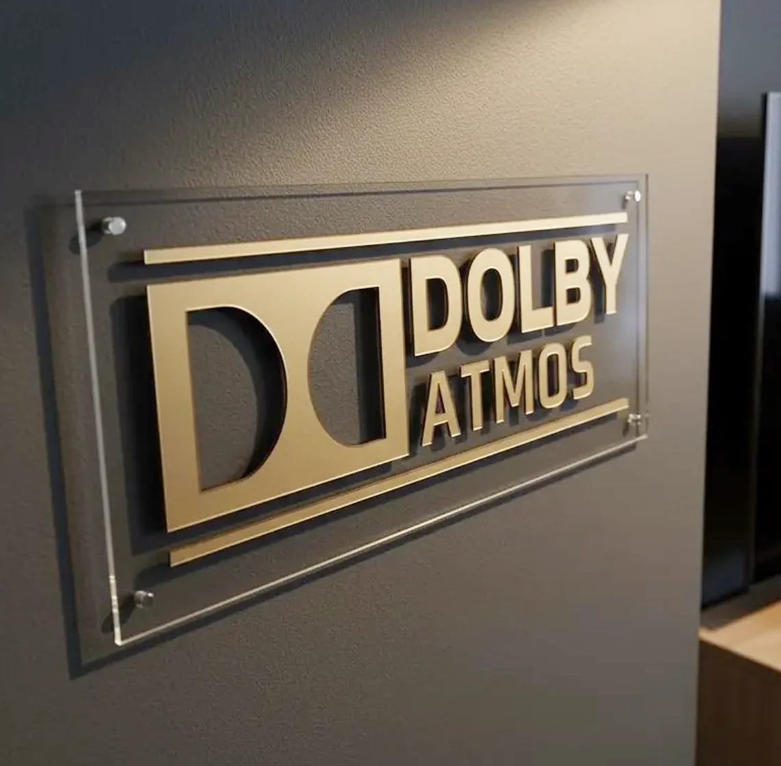 ป้ายอะคริลิกใส 3D Dolby Atmos  - Home Cinema Dts X บทวิจารณ์และราคา