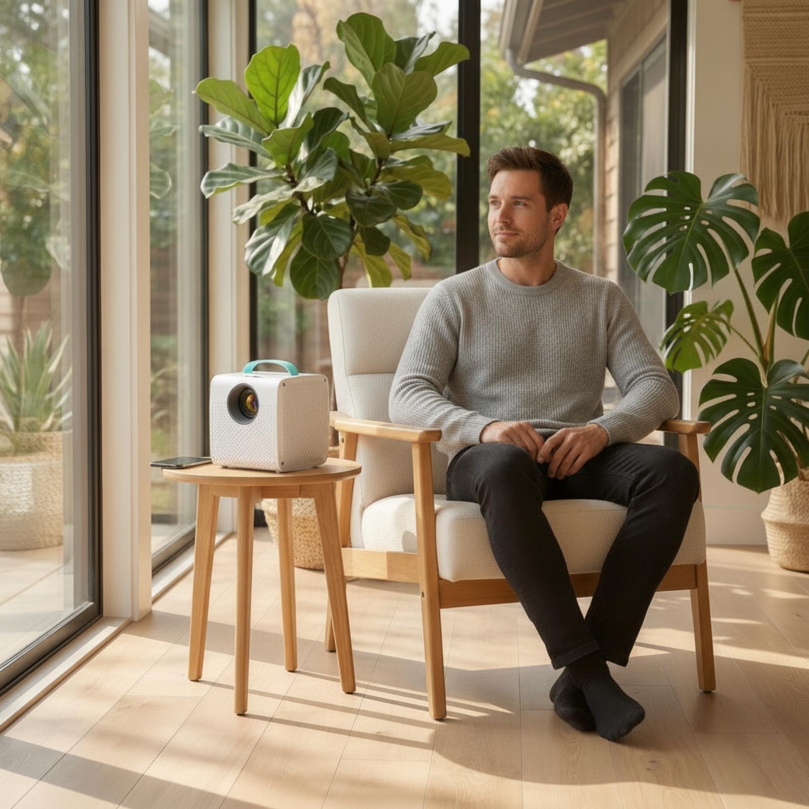 โปรเจคเตอร์พกพา Cube Design ขน - Home Cinema Compact บทวิจารณ์และราคา