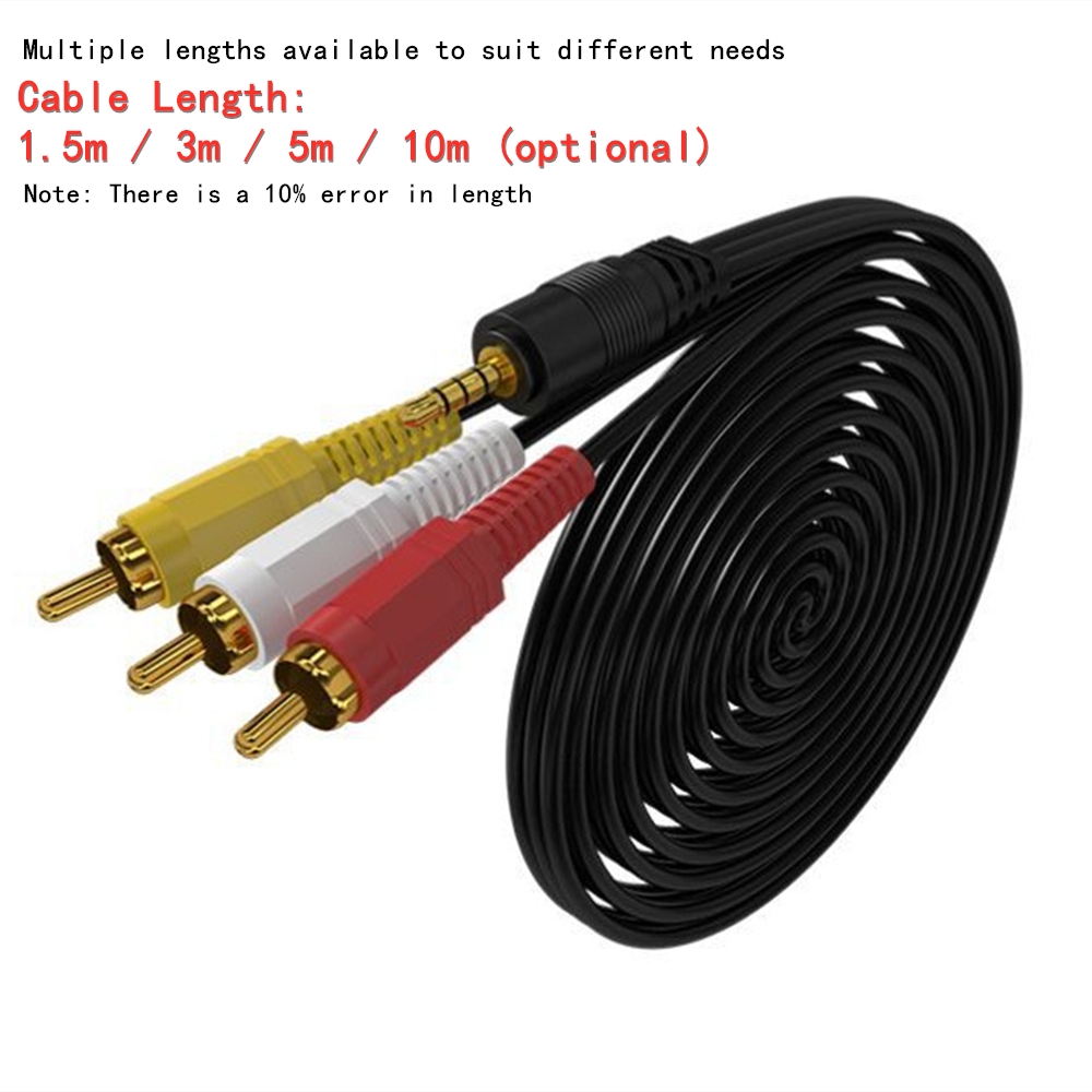 3.5 มม.ถึง 3 RCA Audio Video C - Home Cinema Amplifier บทวิจารณ์และราคา
