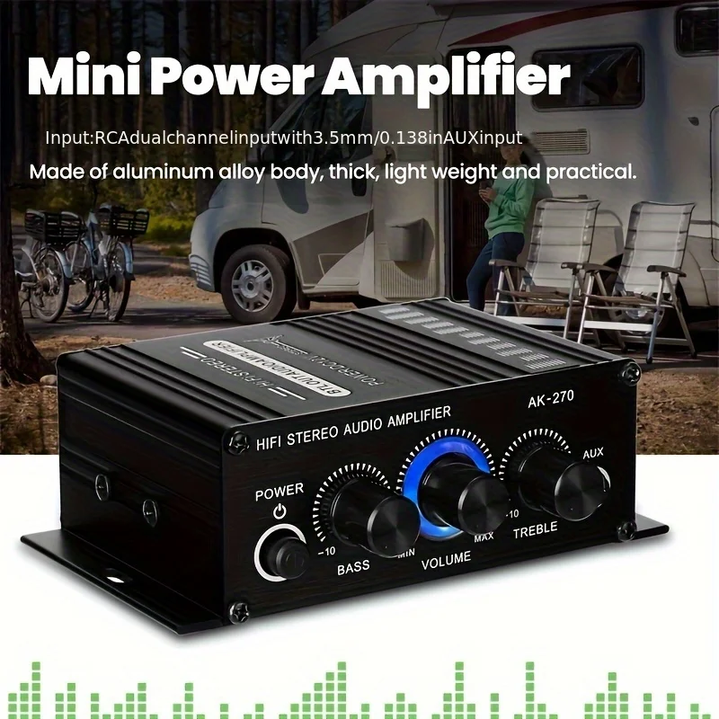 AK-270 12V/24V 400W คอมแพคเพาเ - Home Cinema Compact บทวิจารณ์และราคา