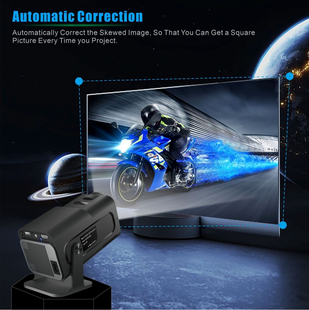 มินิโปรเจคเตอร์แบบพกพาใหม่พื้น - Home Cinema Compact บทวิจารณ์และราคา