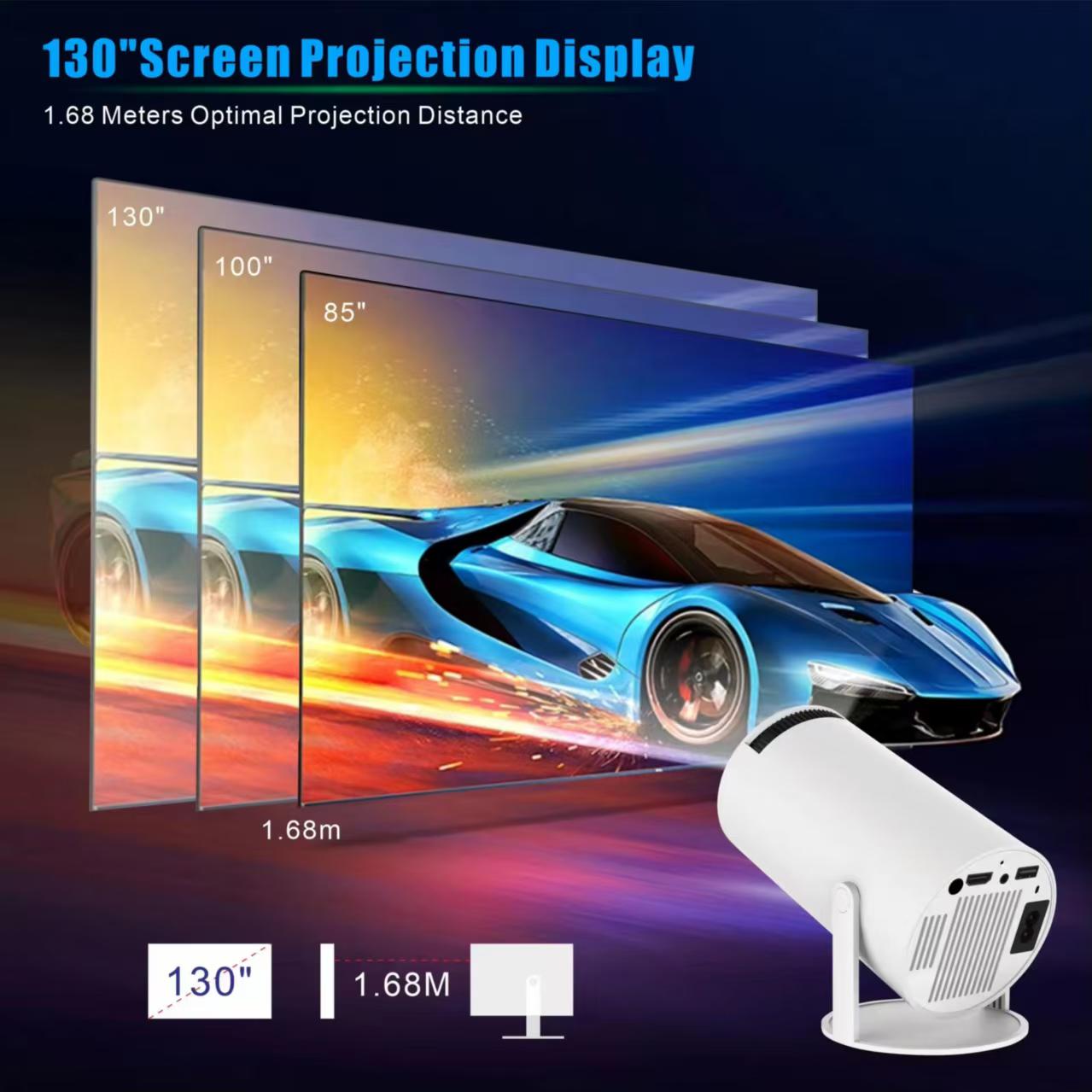 โปรเจคเตอร์พกพา Mini HY300 ระบ - Home Cinema Compact บทวิจารณ์และราคา